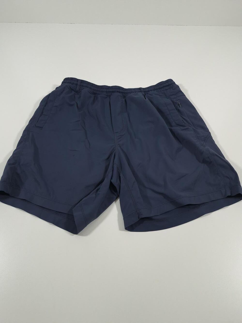 Birddogs Shorts Mens XL Blue Lined 7 Inseam Elastic Waist Athletic Running Gym
